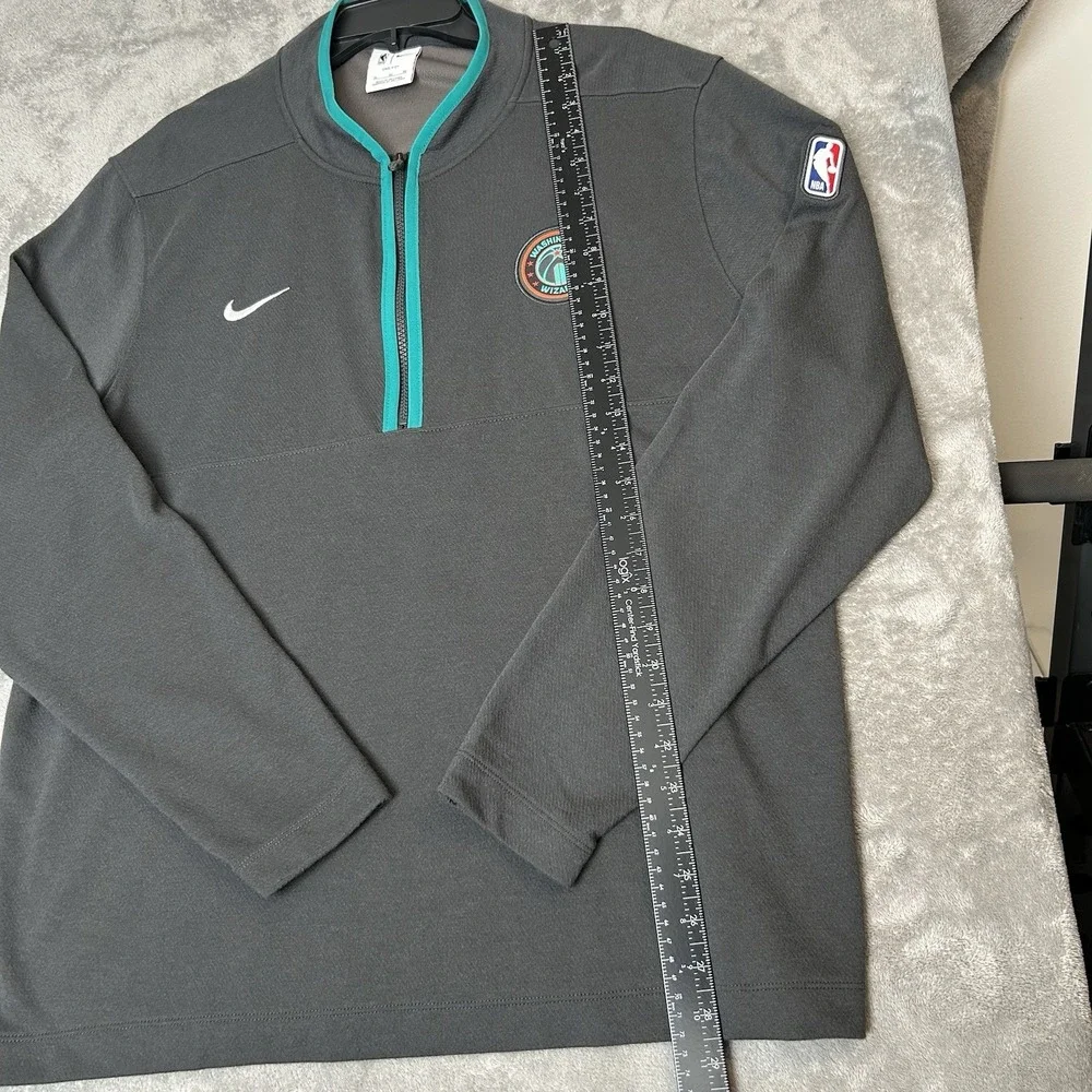 Nike Washington Wizards Half Zip Pullover Men's Sz XL Gray City‎ Edition Dri-Fit
